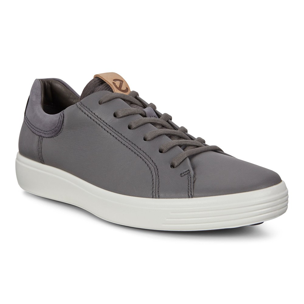 ECCO Mens Sneakers Dark Grey - Soft 7 Streets - EBZ-956480